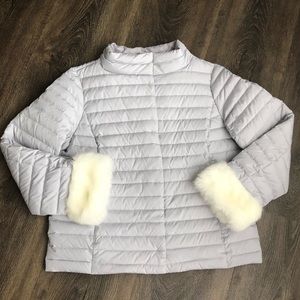New! Gorgeous puff quilted jacket. Size M.